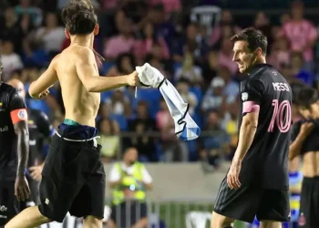 Messi Tackled by Pitch Invader During Inter Miami Win