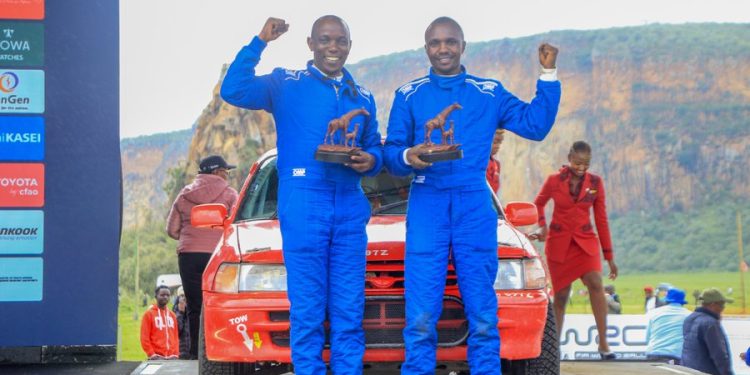 Timothy Gawaya and Francis Wamala Win 2WD Class at Safari Rally Kenya