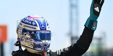 Russell Triumphs in Frantic Chinese GP Sprint