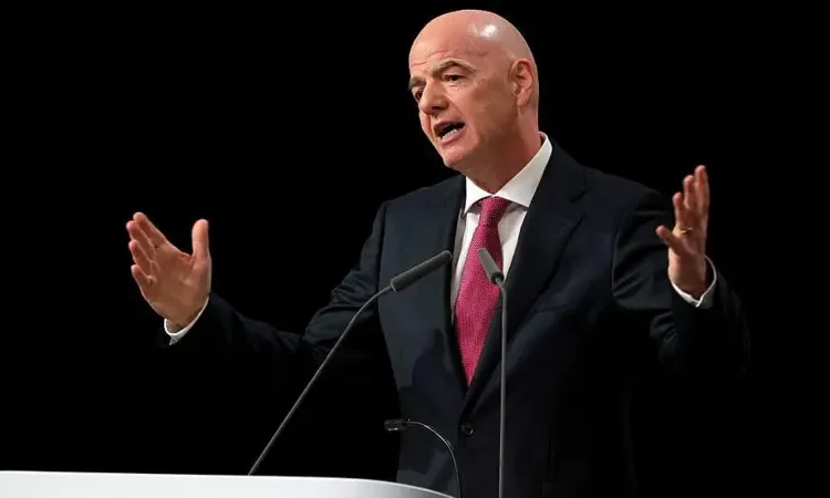 FIFA President Proposes Red Cards for Players Covering Mouths