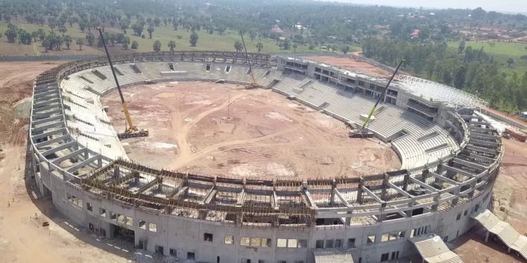 Akii-Bua Stadium Construction Reaches 50%