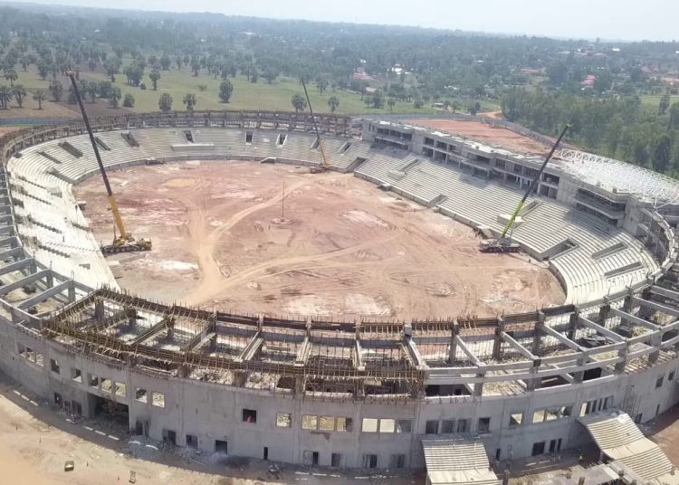 Akii-Bua Stadium Construction Reaches 50%