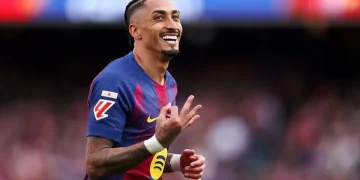 Raphinha Hat-Trick Powers Barca Past Sevilla