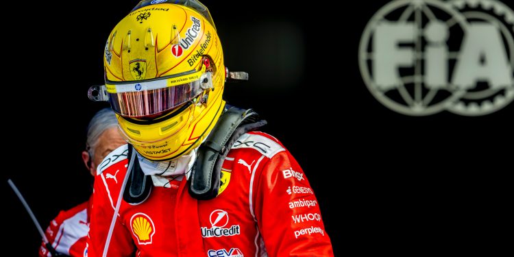 Hamilton Returns to the Scene of His Only Ferrari Win