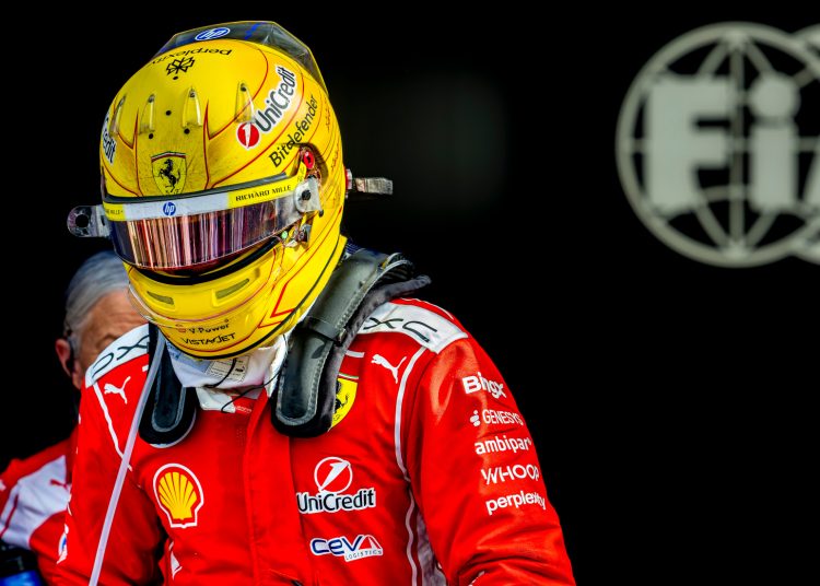 Hamilton Returns to the Scene of His Only Ferrari Win