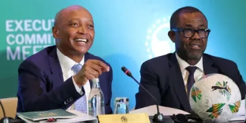 CAF President Motsepe Pays Tribute as Mosengo-Omba Steps Down