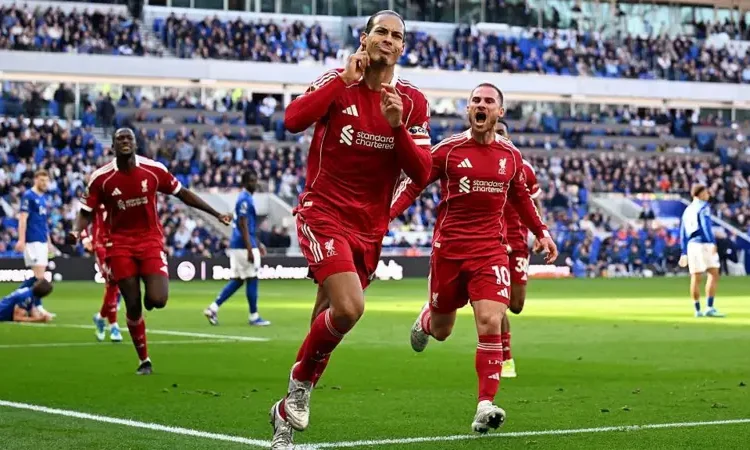 Van Dijk’s Stoppage-time Header Wins Derby