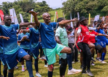67-year-old Footballer Steals Show at Corporate Games Wellness Outing