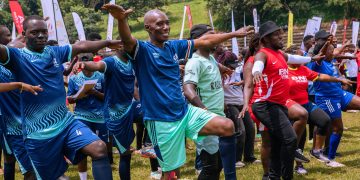 67-year-old Footballer Steals Show at Corporate Games Wellness Outing