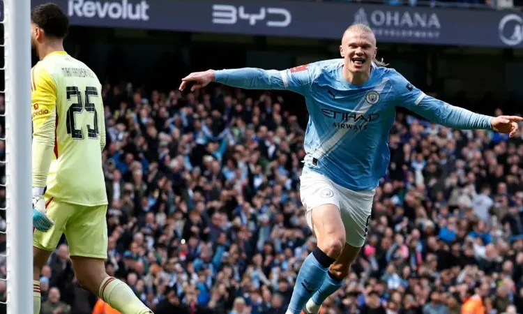 Haaland Hat-Trick Sends City Into FA Cup Semis