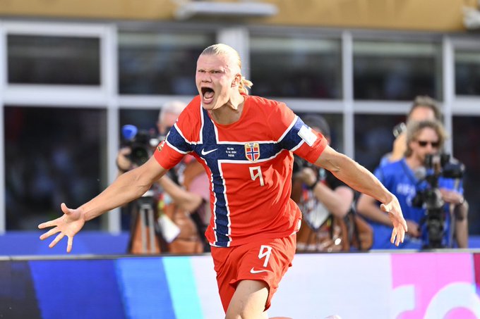 Haaland Announces World Cup Arrival With Brace as Norway Crush Iraq in Record Victory