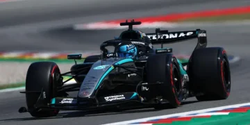 Russell Edges Hamilton For Barcelona Pole