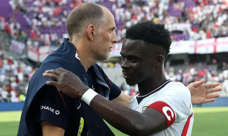 Tuchel To Hold Back Saka Against Ghana