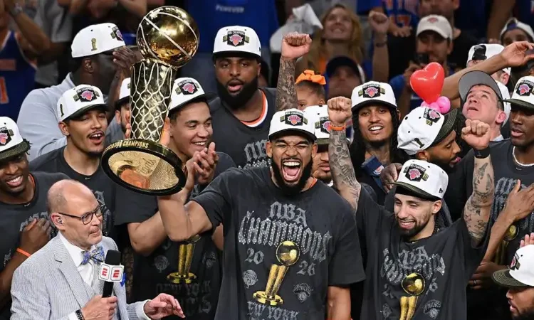 Knicks End 53-year Title Drought