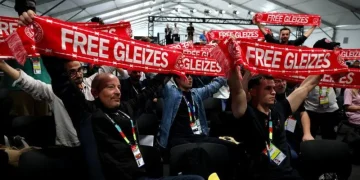 Empty Seat Protest For Jailed French Journalist