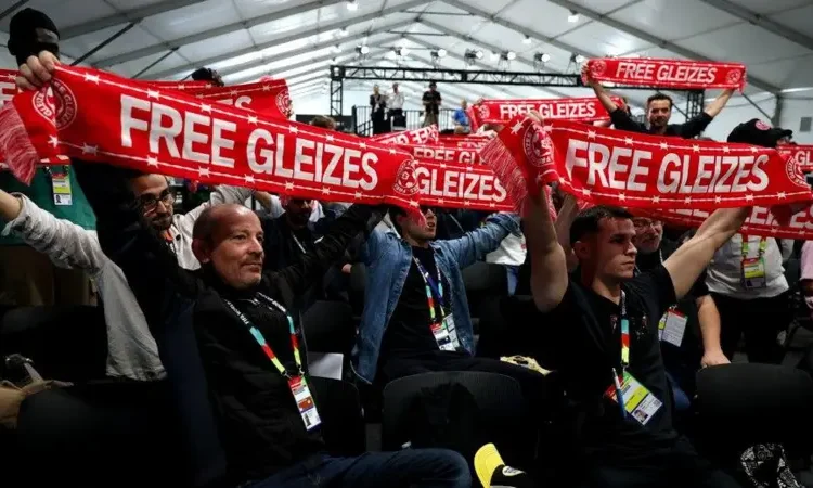 Empty Seat Protest For Jailed French Journalist